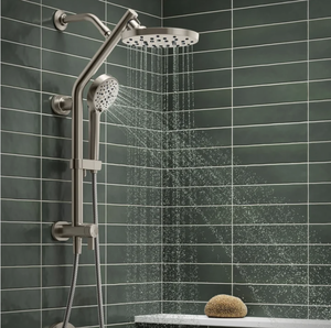 lot 5033 image: Kohler HydroRail 3-in-1 Multifunction Showerhead and Column Kit