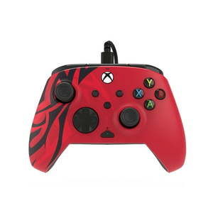 lot 1104 image: PDP Rematch Advanced Wired Controller for Xbox & Windows 1011  Spirit Red
