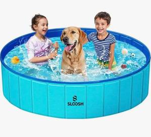 lot 1106 image: Sloosh Foldable Dog Kiddie Pool