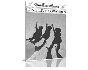lot 1173 image: Bwodke Trendy NewsPaper Wall Art Retro Cowgirl Black And White Girly Preppy Poster Canvas Prints Framed Magazine Pictures Bar and Party Aesthetic Decor Painting Barthroom Bedroom Dorm