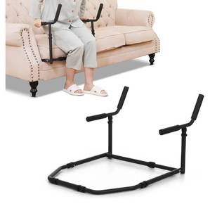 lot 1198 image: Fanwer Stand Assist for Couch and Sofa, Settee Lift Assist for Elderly, Y-Shaped Grab Bar Standing Aid for Patients, Adults, Seniors and Disabled, Adjustable Daily Living Mobility Aid, Black,Small