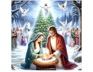 lot 1211 image: LWZAYS Jesus Nativity Diamond Art Kits for Adults Christmas Diamond Art Kits for Adults DIY Diamonds Christian Gem Art Kits for Home Decor 13 x13 inches