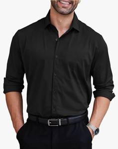 lot 1212 image: COOFANDY Mens Dress Shirts Long Sleeve Wrinkle Free Shirt Textured Business Casual Button Down Shirt SIZE L