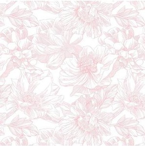 lot 1045 image: Dimoon 393x17.3 Peel and Stick Wallpaper Floral Contact Paper Boho White Pink Flower Wallpaper Removable Wall Paper Self Adhesive Modern for Cabinets Drawers Bedroom Thicken Vinyl