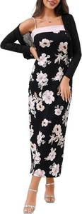 lot 1329 image: DERAX Womens 2-Piece Maxi Dress Boho Floral Size XXL