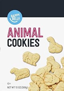lot 1352 image: Amazon Brand - Happy Belly Animal Cookies, 13 Ounce (Reformulation) (B094QP93G3) 2162026