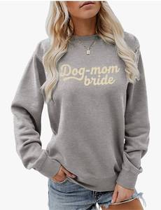 lot 1381 image: MK Shop Limited Dog Mom Sweatshirt For Women Cute Dog Paw Graphic Long Sleeve Pullover Blouse��S-2XL��