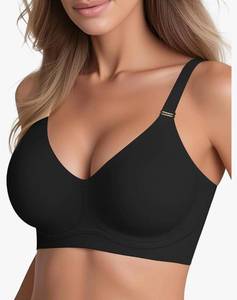lot 1412 image: Wireless Bras for Women No Underwire Seamless Buttery Bralettes Smoothing Womens Bras Full Coverage Shapedly Bra