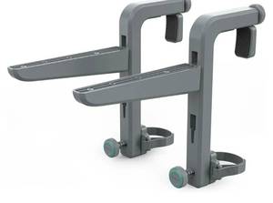 lot 1413 image: Pool Bar Hooks, Boards Not Included,Exclusively for Above-Ground - Round &amp Oval 3 Inches and Less Pools, Organize Poolside Accessories