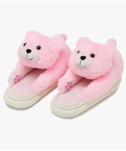 lot 1415 image: Womens Mens Valentines Slippers Cute Bear Slippers,Fuzzy Animal Indoor House Shoes,Gifts for Valentines Day Birthday,Pillow Cloud Warm Fluffy Slipper with Thick Soled