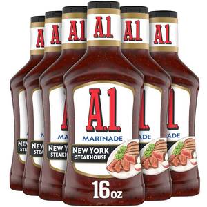 lot 1313 image: A.1. Steakhouse New York Marinade (16 oz Bottles, Pack of 6)