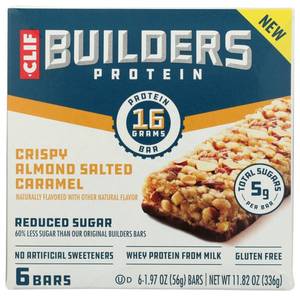 lot 1077 image: 3 Boxes of KHRM02500372 11.82 oz Almond Salted Caramel Protein Crisp Bar - 6 Piece