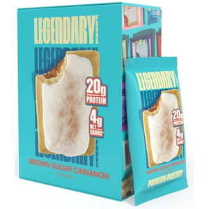 lot 1244 image: Legendary Cinnamon Protein Pastry  Low Carb Snack Pack to Go 10 Count