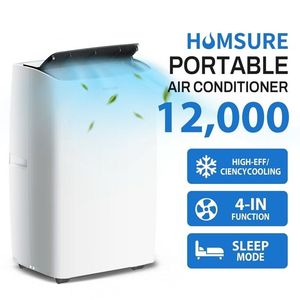 lot 1253 image: HUMSURE Portable Air Conditioners 12000 BTU Room Air Conditioning Portable for Room, 24H Timer, 5-in-1 Quiet AC Unit as Cooler Dehumidifier Fan, Remote Control Window Kit