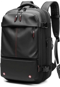 lot 1283 image: Backpack for Travel Water Resistant Expandable, Built In Charger, Lock on Side