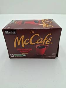 lot 1295 image: McCafe Premium Roast Medium Coffee K-Cup Pods  Caffeinated  12 ct - 4.12 oz Box