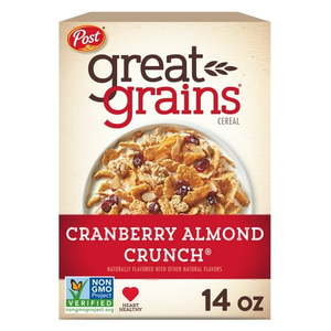 lot 1386 image: 2 BOXES - of CRANBERRY ALMOND CRUNCH CEREAL, CRANBERRY ALMOND CRUNCH