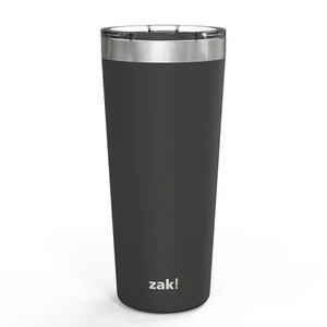 lot 1447 image: Zak Designs Latah 20 ounce Insulated Tumbler, Ebony