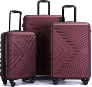 Travelhouse Hardside Spinner Luggage Set, 3-Piece,