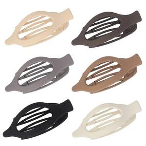 lot 1456 image: Canitor Flat Hair Clips for Women 6 Pcs Flat Claw Clips for Thin Thick Hair French Clips for Girls Hair Accessories for Women Duckbill Duck Billed Alligator Barrette Hair Clips
