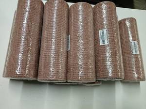 lot 1565 image: 10 Rolls - of Homeford Polyester Fabric Mesh, 10-Inch x 10-Yard - Pink