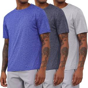 lot 1597 image: T Shirts for Men Perfect Workout and Gym Shirts for Men Durable and Stylish Mens Workout Shirts Grey, White, Black