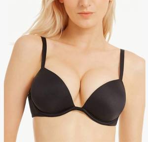 lot 1488 image: Wingslove Womens Push Up Bra Deep V Plunge Underwire T-Shirt Bra Multiway 2 Cups Up 38DD