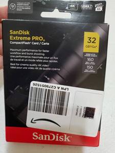 lot 15416 image: SanDisk 32GB Extreme III CompactFlash Card - Retail $70