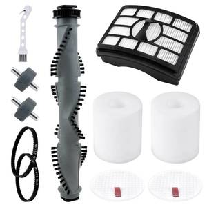 lot 15456 image: NV500 Brush Roller Belts Filter Replacement Kit for Shark Rotator Professional Lift-Away Upright Vacuum NV550 NV501 NV502 NV505 NV520 UV560 Replacement Part, Brushroller Foam Felt Filters Set - Retail $24