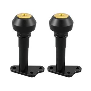 lot 15488 image: Gold Aluminum Frame Sliders Frame Guards Compatible with Suzuki DRZ400S DRZ400SM 2000 2001 2002 2003 2004 2005 2006 2007-2020 2021 2022 2023 2024 See Fitment - Retail $64