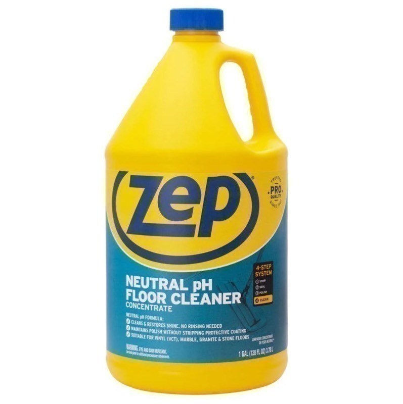 lot 353 image: New Zep Neutral pH No Scent Floor Cleaner Liquid 1 Gallon (2 Pack)
