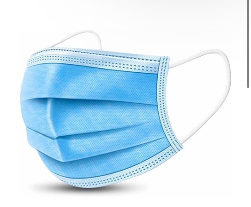 lot 566 image: Box of 3-Ply Flat Shape Face Mask GBT32610-2016