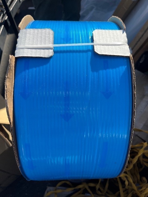 lot 216 image: EAM Mosca Strapping - Large Spool of 5 MM POLYPROP STRAPPING WHITE