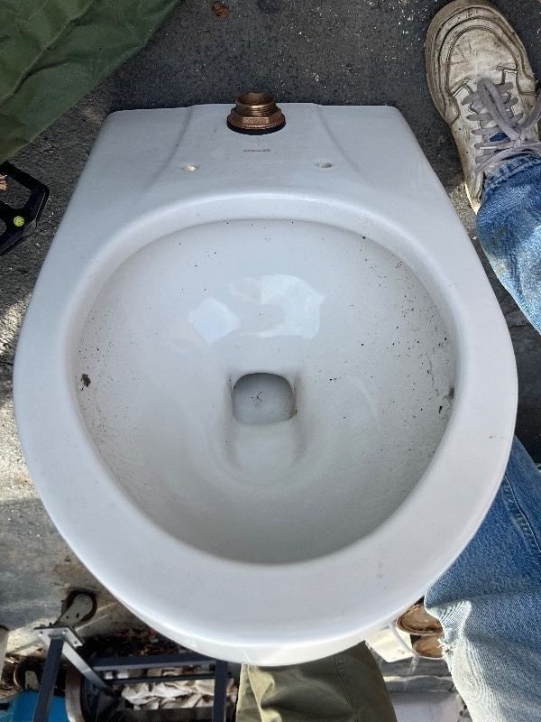 lot 70 image: Kohler Commercial Wall Toilet - 1.1-1.6 gallons per flush Comes as pictured