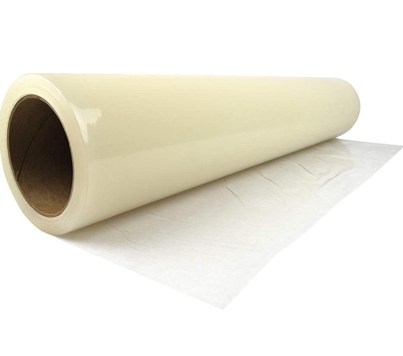 lot 102 image: Carpet Protection, 30 in. x 200 Ft., Clear - Sticky Back for easy Application