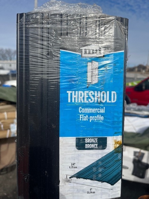 lot 212 image: MD THRESHOLD Commercial Flat-profile BRONZE 6 x � x 72