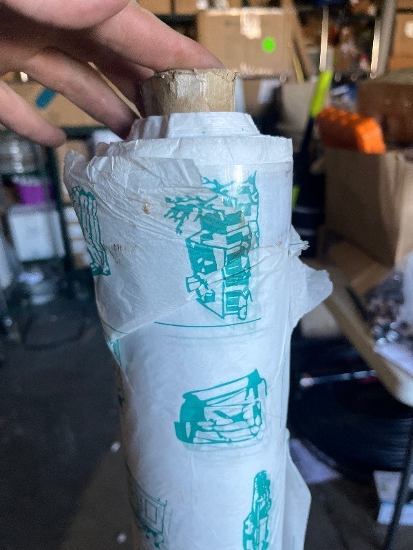 lot 249 image: 5 x 30 Plastic Sheet Cover - Great for Protecting furniture or other items etc