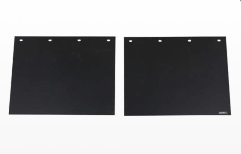 lot 28 image: Pair of Truck Mud Flaps - Black Polymer - 24 Wide x 18 Tall