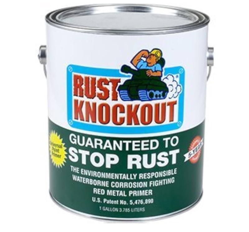 lot 46 image: 1 Gallon- Rust Knock Out - Brick Red - Retails $193