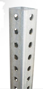 lot 152 image: Sq Metal Post - Perforated 1 � x 8