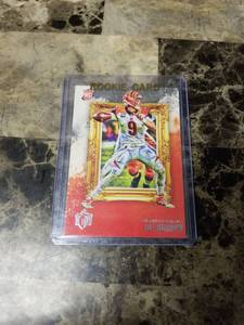lot 894 image: 2020 Panini Chronicles Gridiron Kings Football Joe Burrow Cincinnati Bengals Rookie Card