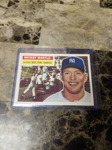 lot 932 image: 1996 Topps Mickey Mantle New York Yankees Baseball Card