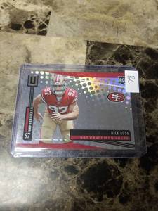 lot 936 image: 2019 Panini Unparalleled Football Nick Bosa San Francisco 49ers Rookie Card