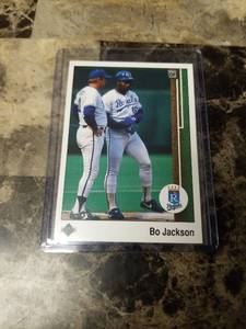lot 951 image: Upper Deck Bo Jackson Kansas City Royals Baseball Card