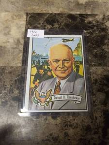 lot 964 image: 1972 Topps Dwight D. Eisenhower Trading Card