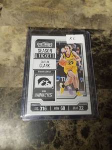 lot 979 image: 2024 Panini Caitlin Clark Collection Iowa Hawkeyes Rookie Basketball Card
