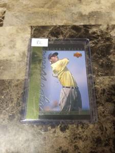 lot 980 image: 2001 Upper Deck Tigers Tales Tiger Woods Rookie Card