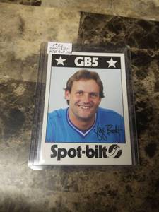 lot 981 image: 1982 Spot-bilt ODD Ball George Brett Kansas City Royals Baseball Card