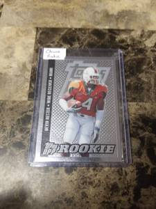 lot 983 image: 2006 Topps DPP Chrome Devin Hester Miami Hurricanes Rookie Football Card