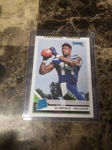 lot 984 image: 2019 Panini Donruss Football DK Metcalf Seattle Seahawks Rated Rookie Card